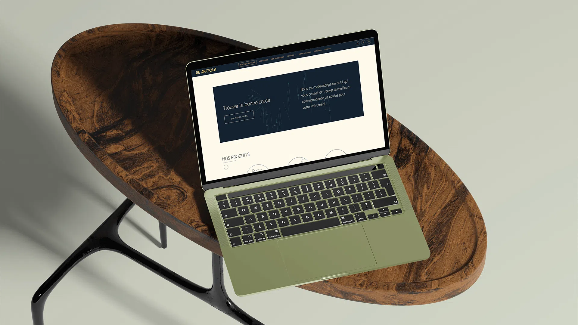 de anciola mock up 2 2 Projets